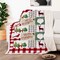 Christmas Fleece Throw Blanket, Cardinal &Tree Pattern Holiday Winter Blanket,Soft Cozy Fluffy Decoration Sherpa Throws for Bed Couch Sofa, Warm Plush Blankets for All Season 60"×80"